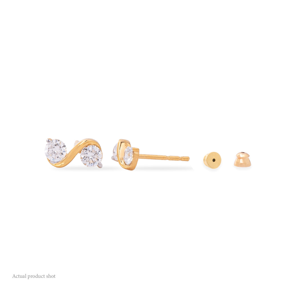 Infinity Diamond Earrings