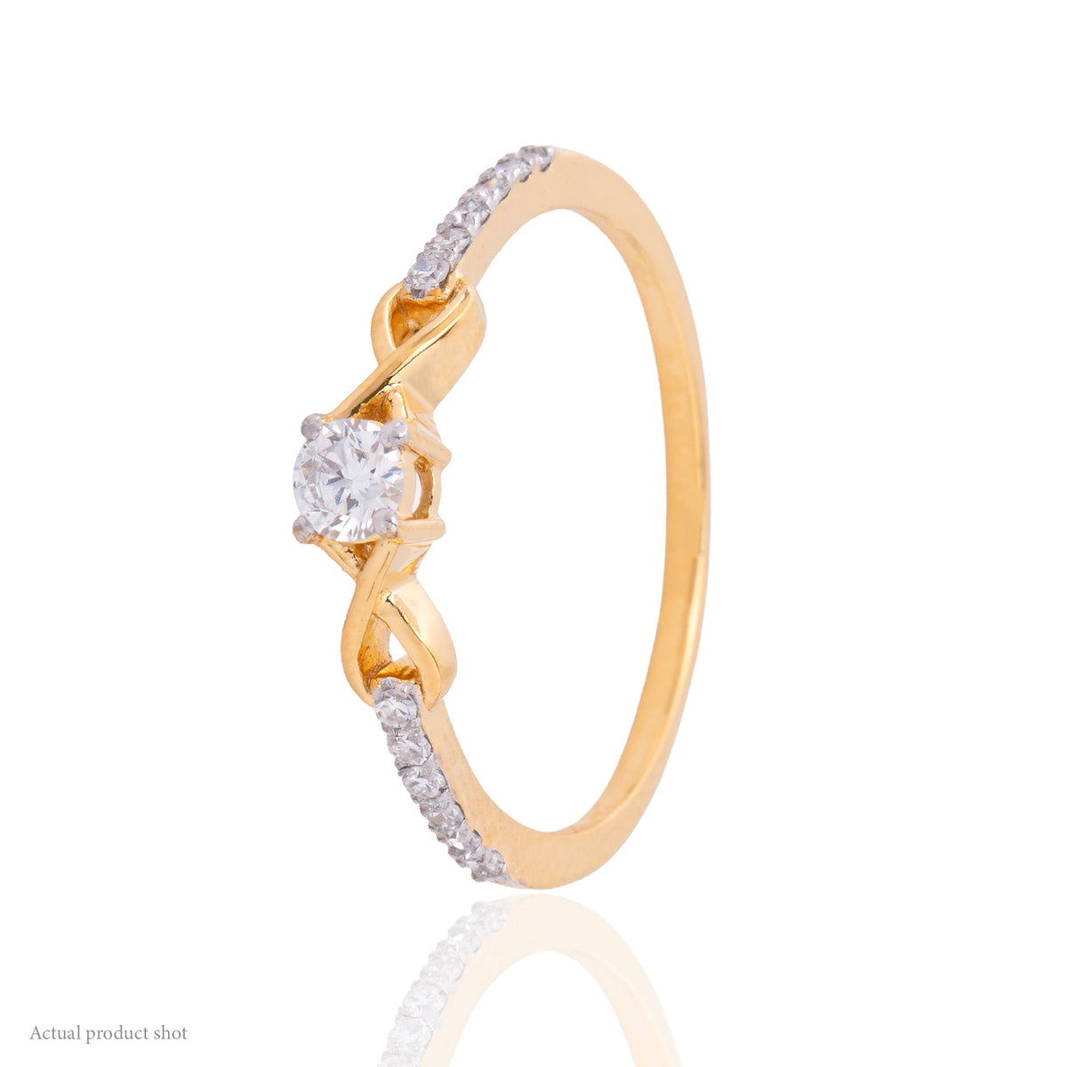 Infinity Radiance Solitaire Diamond Ring