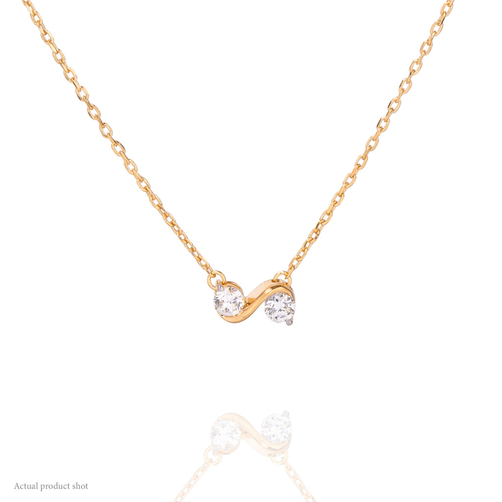 Infinity Diamond Necklace
