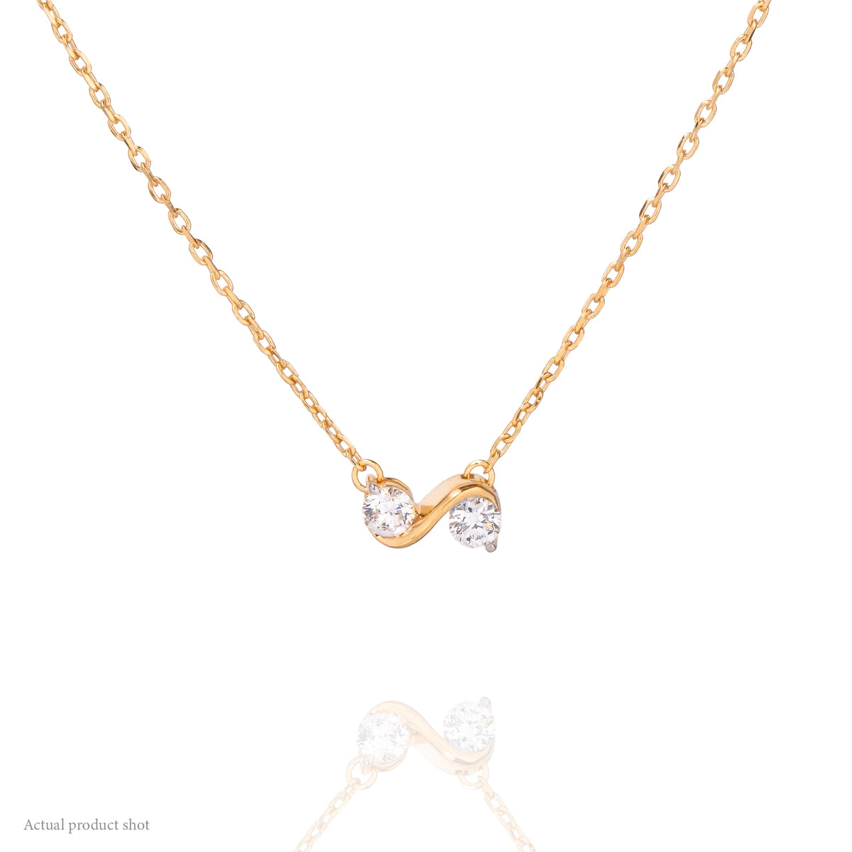 Infinity Diamond Necklace