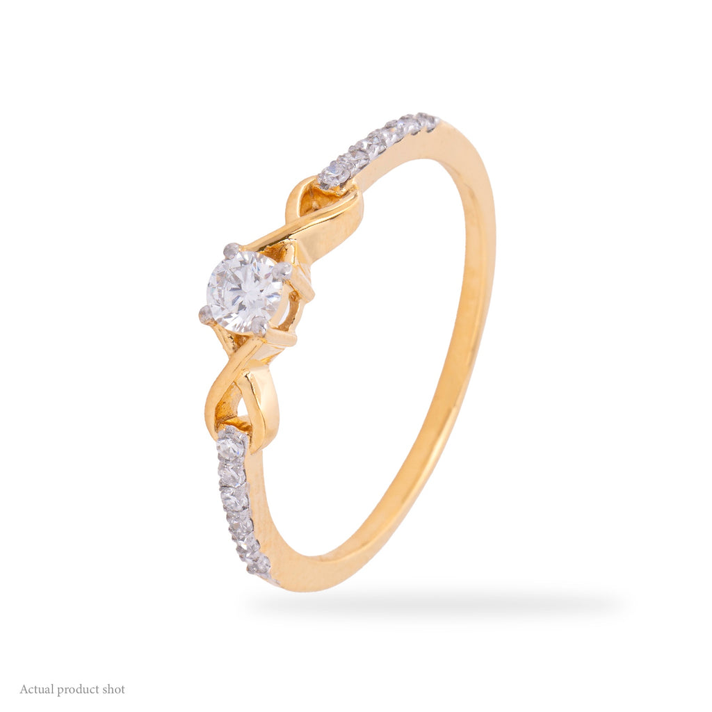 Infinity Radiance Solitaire Diamond Ring