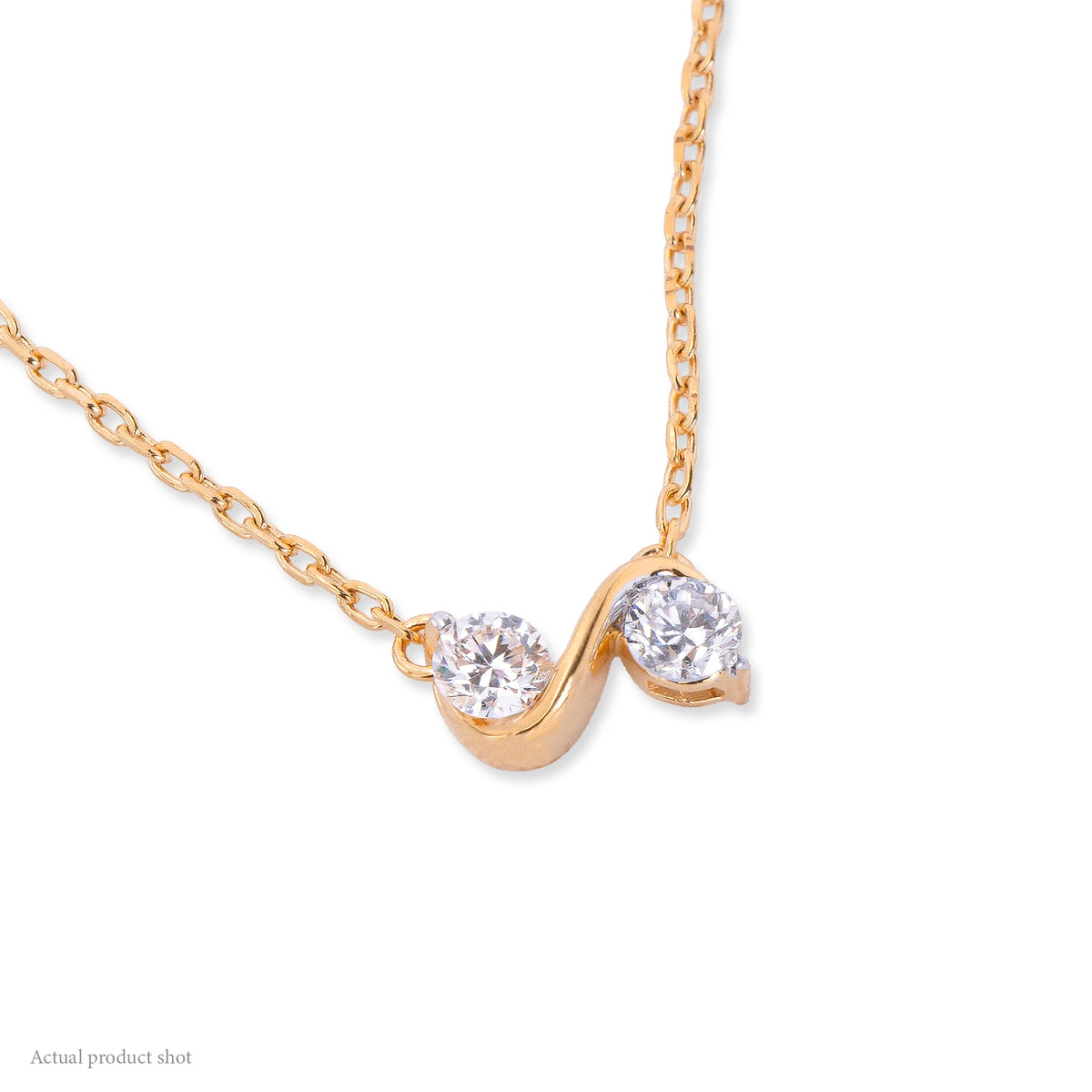 Infinity Diamond Necklace