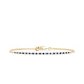 Petite Diamond & Sapphire Half Tennis Bracelet