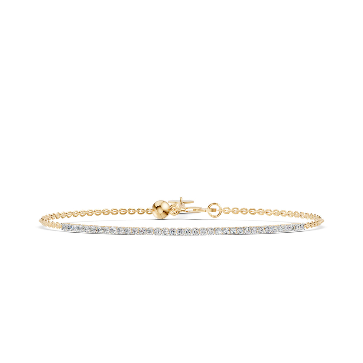 Petite Diamond Half Tennis Bracelet