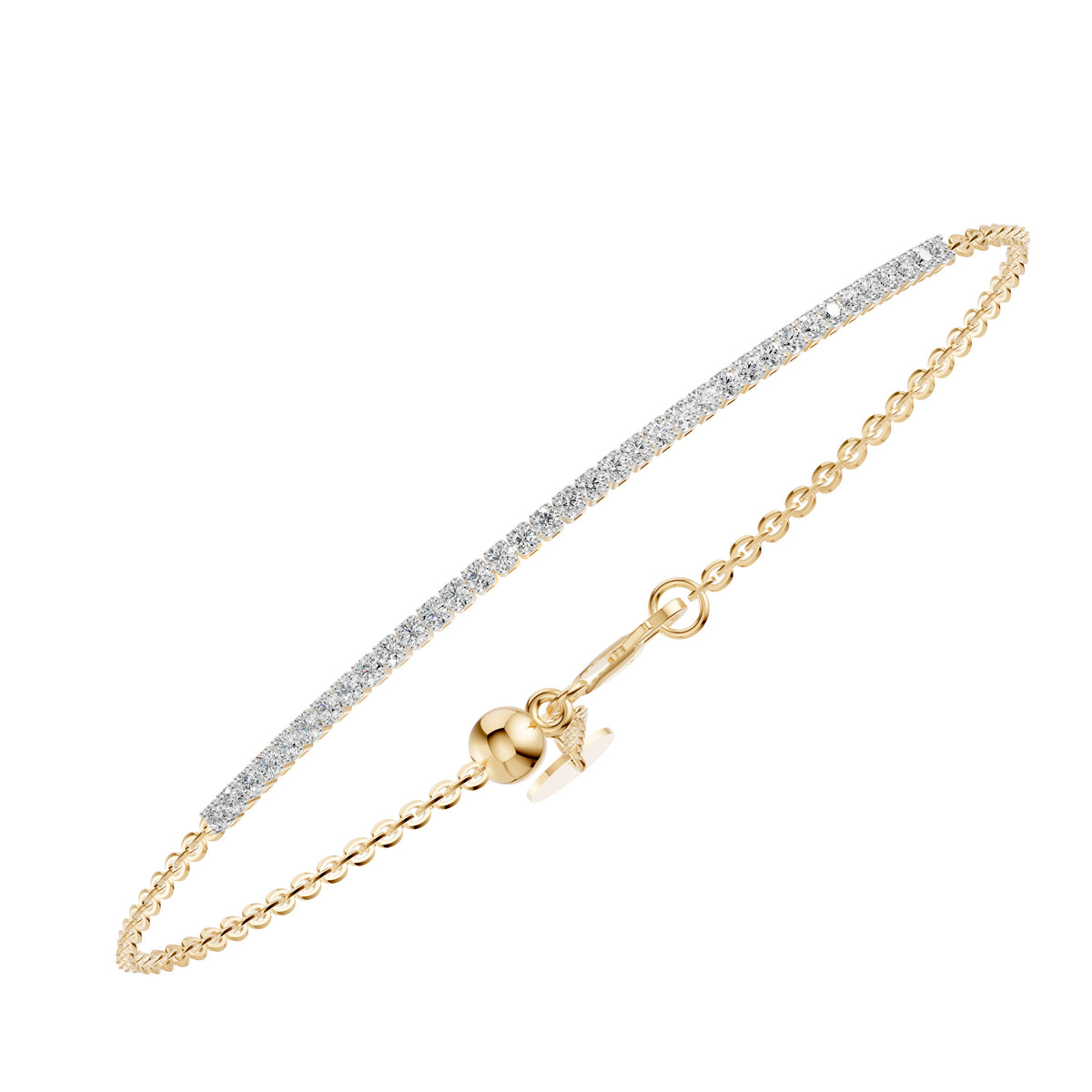 Petite Diamond Half Tennis Bracelet