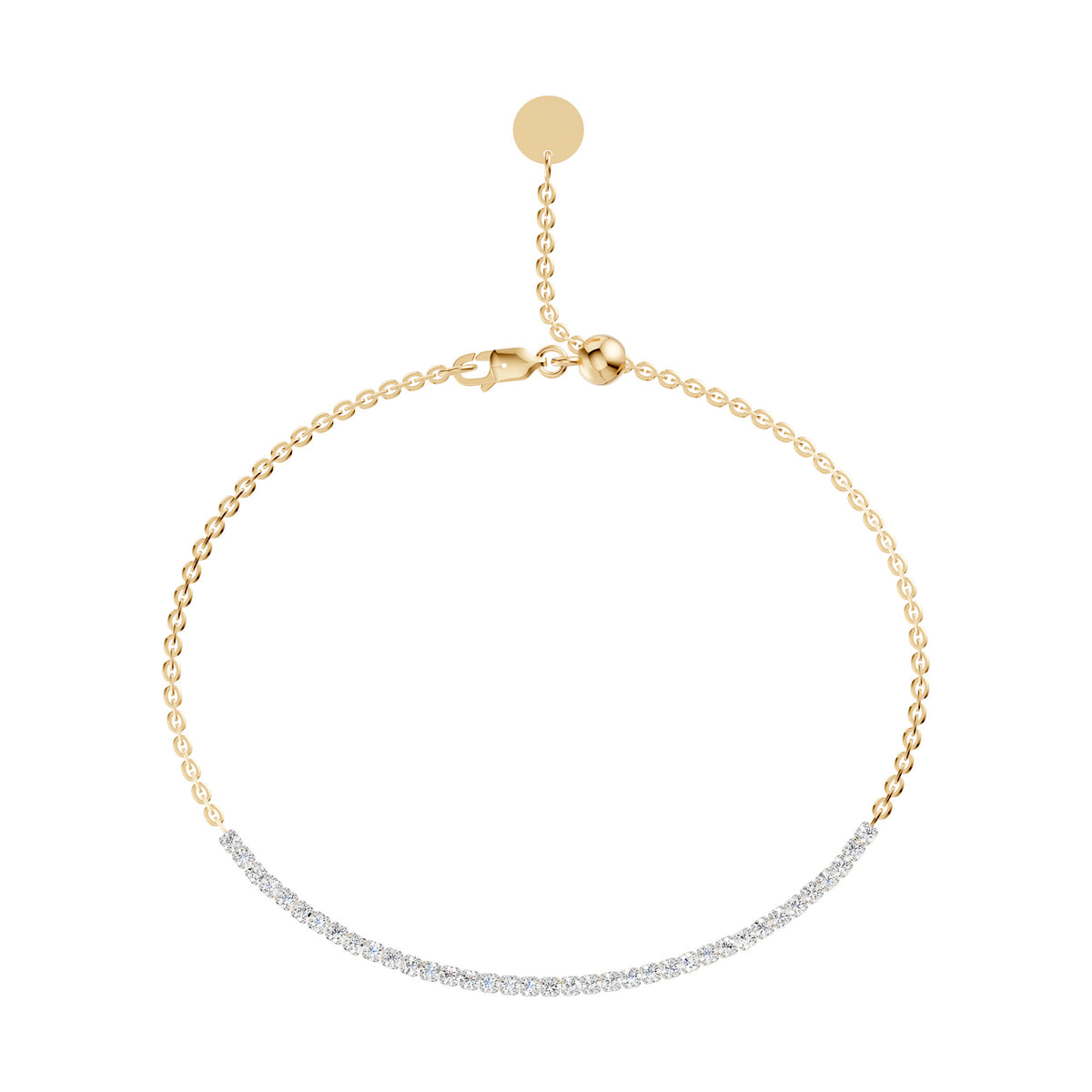 Petite Diamond Half Tennis Bracelet
