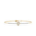 Petite Diamond Clover Half Tennis Bracelet