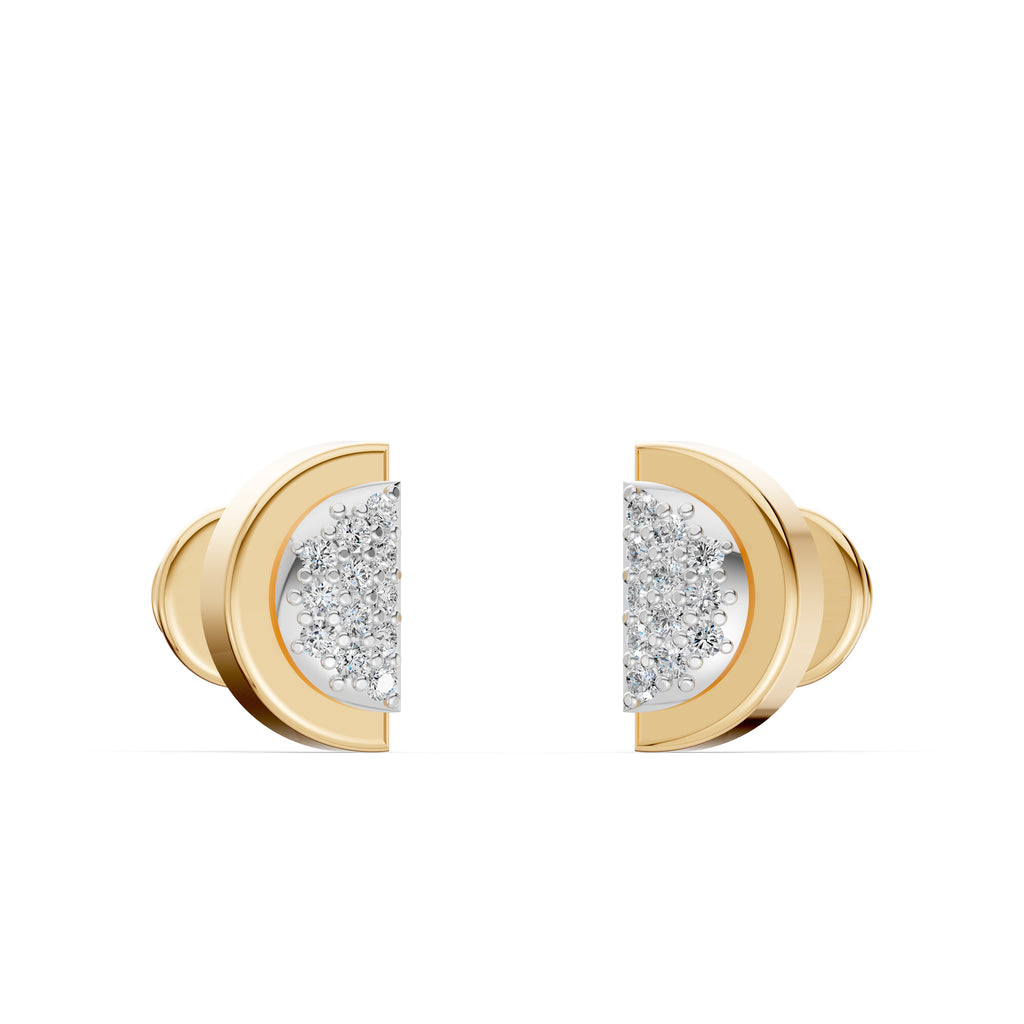 Luna Diamond Cluster Studs