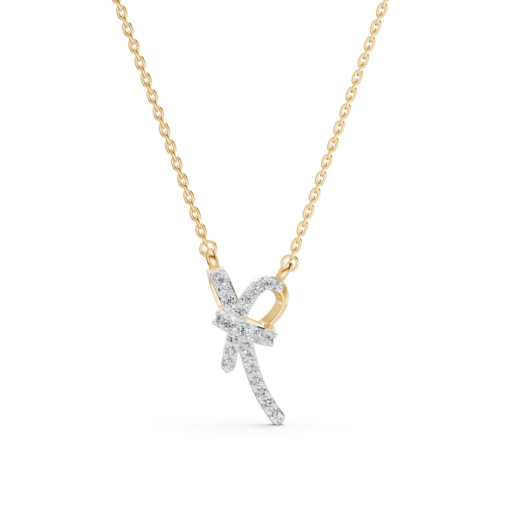 Eternal Knot Diamond Necklace