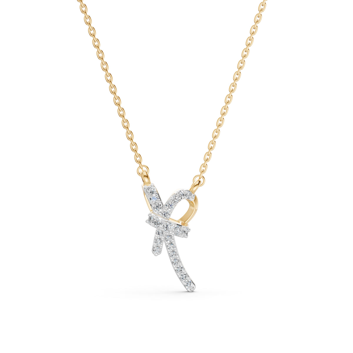 Eternal Knot Diamond Necklace