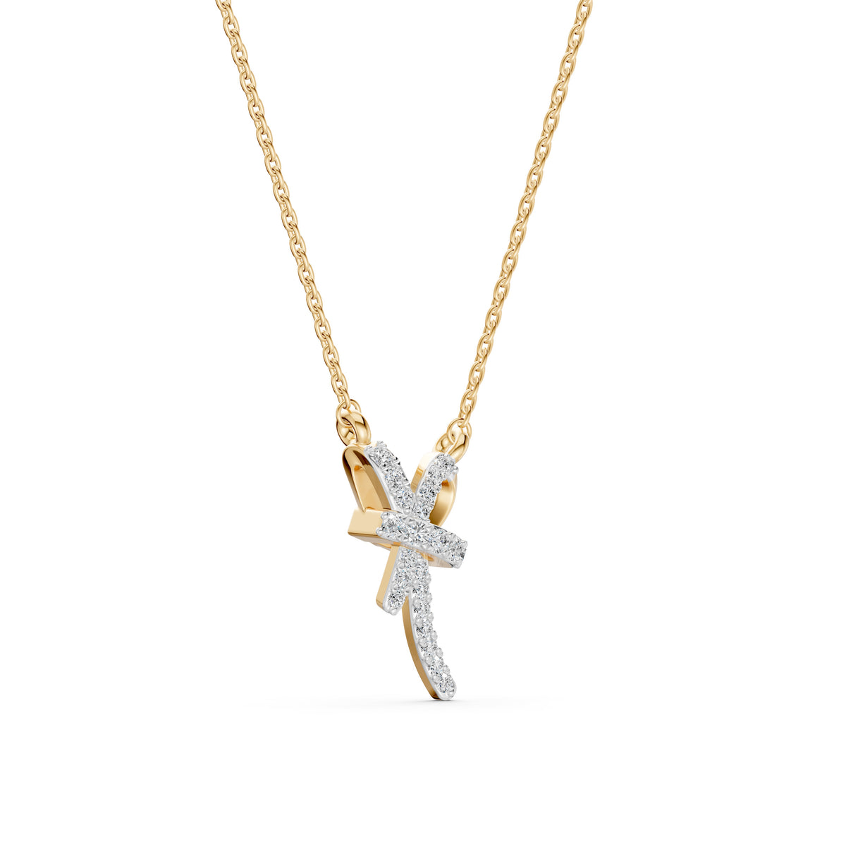 Eternal Knot Diamond Necklace