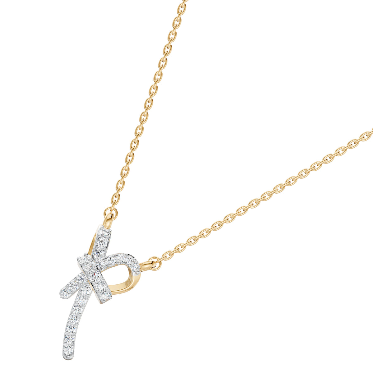 Eternal Knot Diamond Necklace