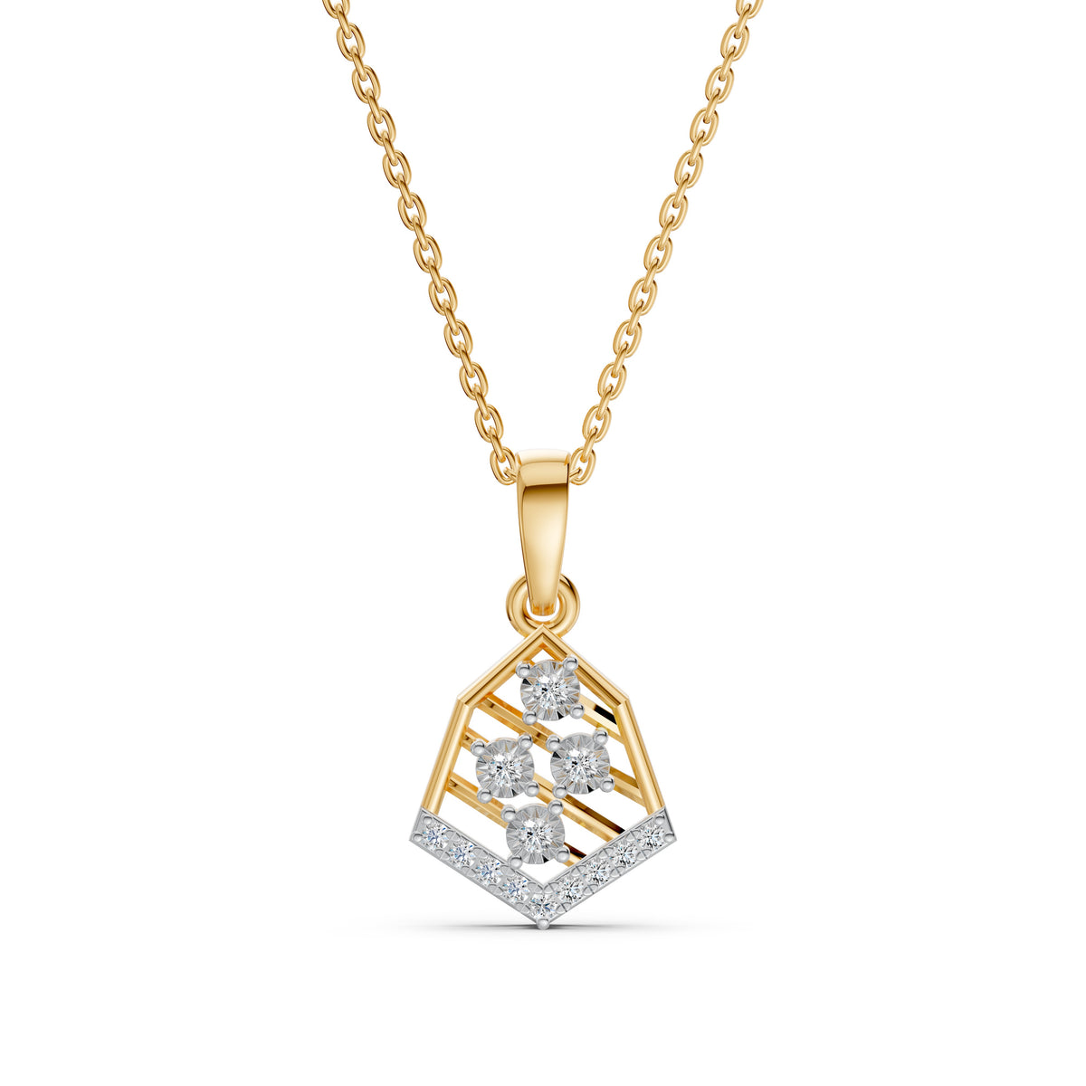 Starlit Dome Diamond Pendant
