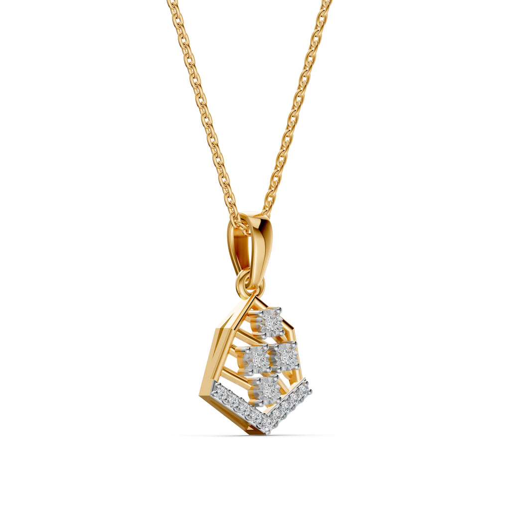 Starlit Dome Diamond Pendant