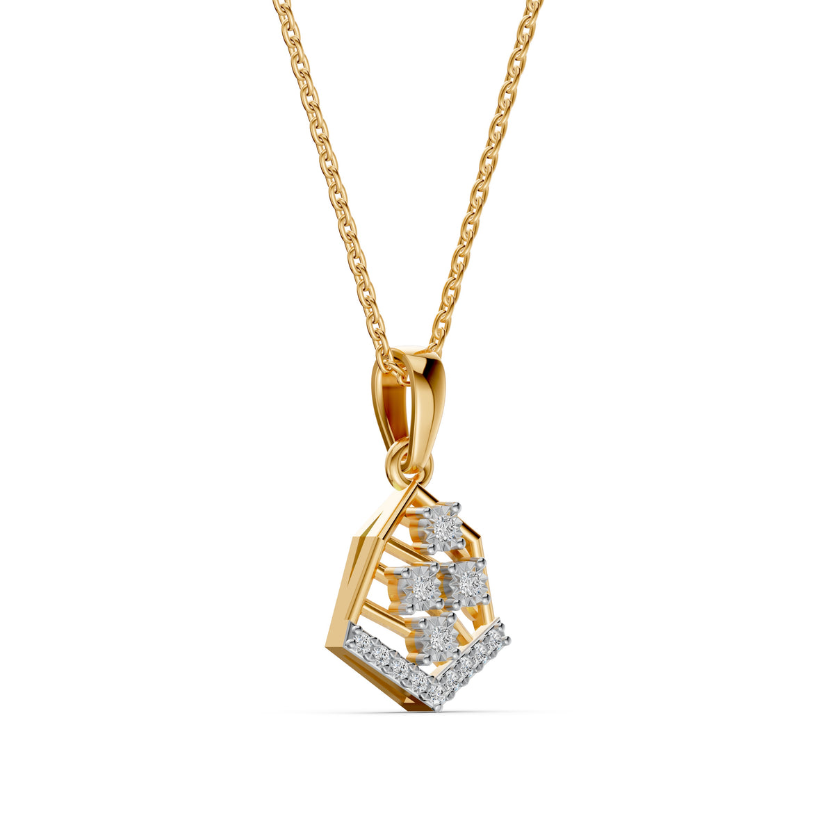 Starlit Dome Diamond Pendant