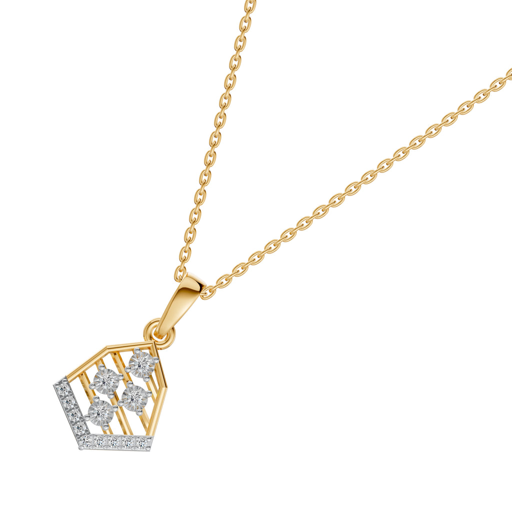 Starlit Dome Diamond Pendant