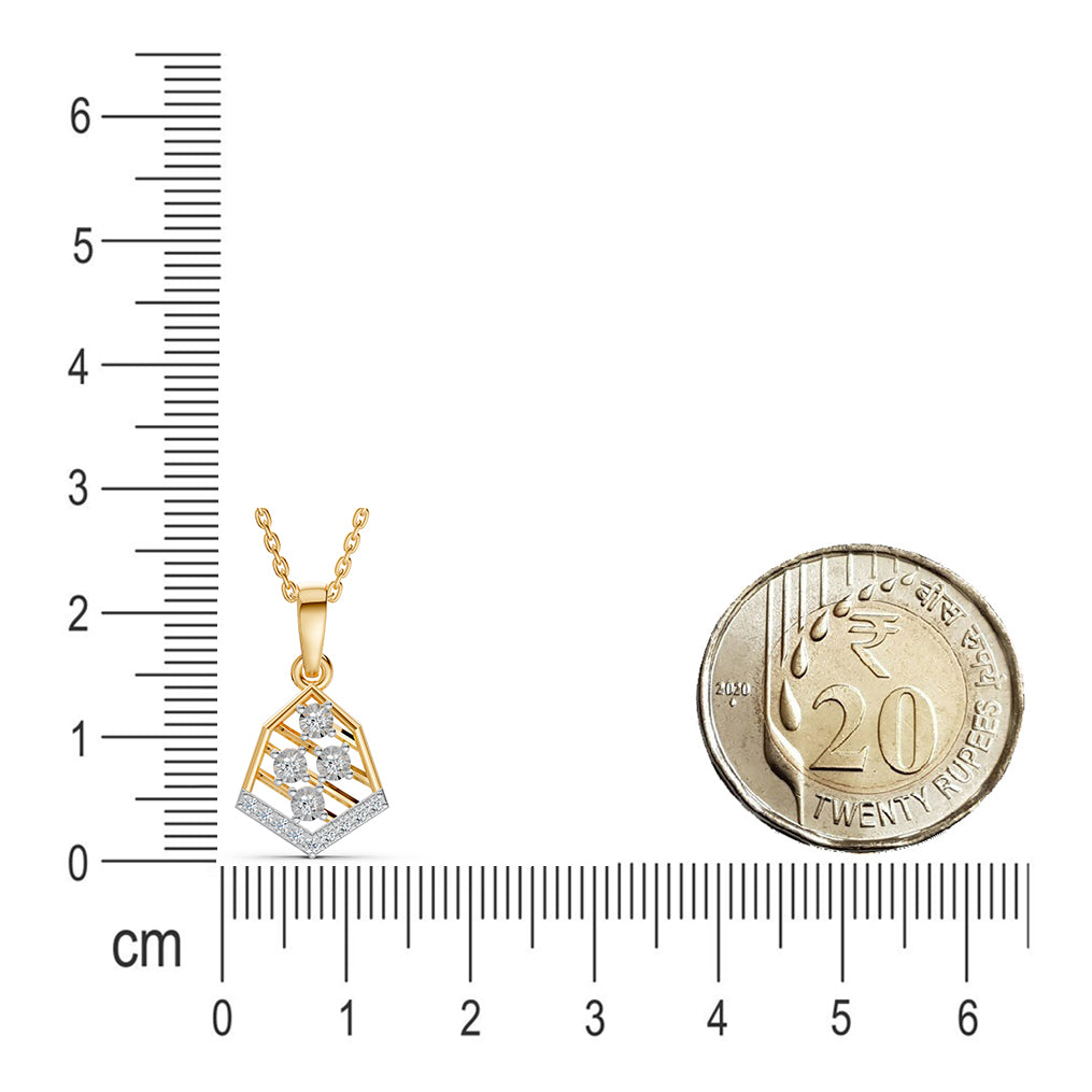 Starlit Dome Diamond Pendant
