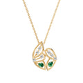 Harmony Butterfly Gemstone Diamond Pendant
