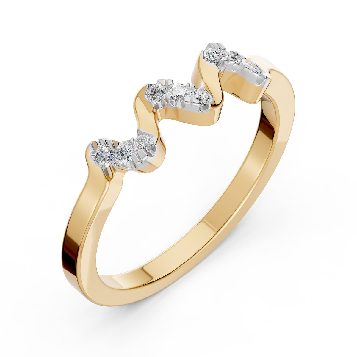 Go With the Flow Diamond Band