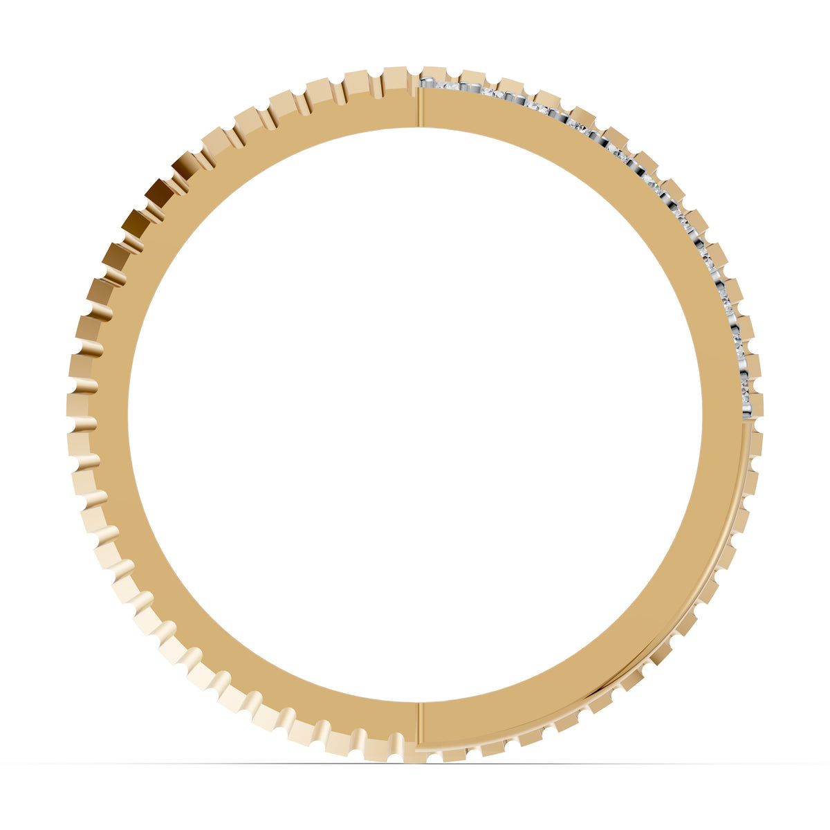 Dual Embrace Open Stack Diamond Ring