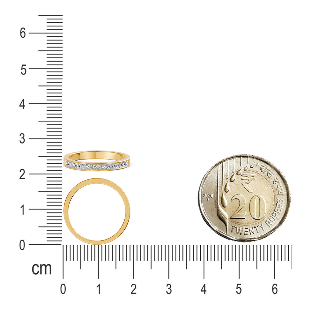 Inline Diamond Band