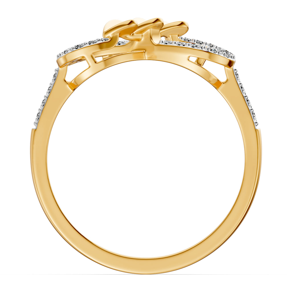 Infinity Hearts Diamond Ring