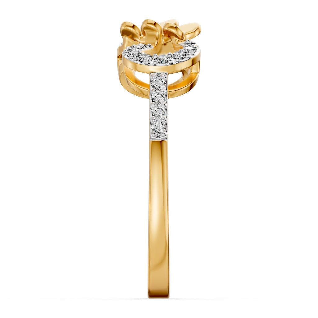 Infinity Hearts Diamond Ring