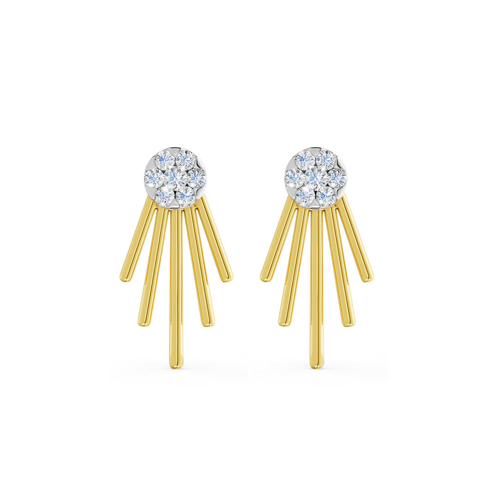 Sunrays Diamond Studs