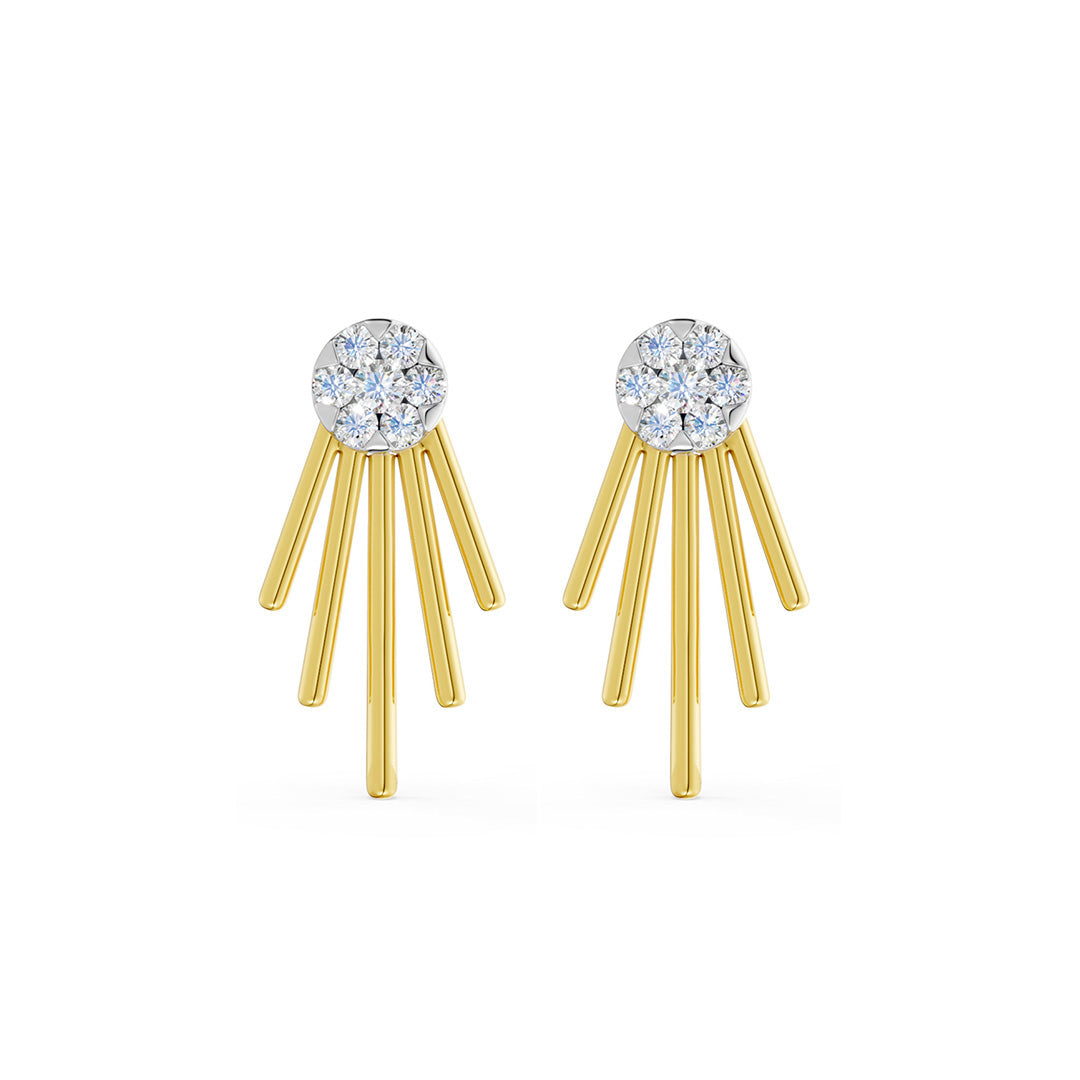 Sunrays Diamond Studs