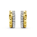 Prism Dual Band Diamond Earrings