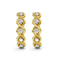 Infinity Rhythm Eternity Diamond Hoops