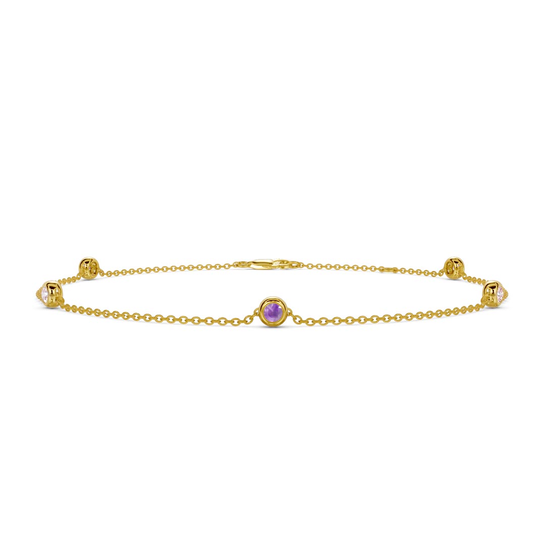Berry Bloom Colourstone Bracelet