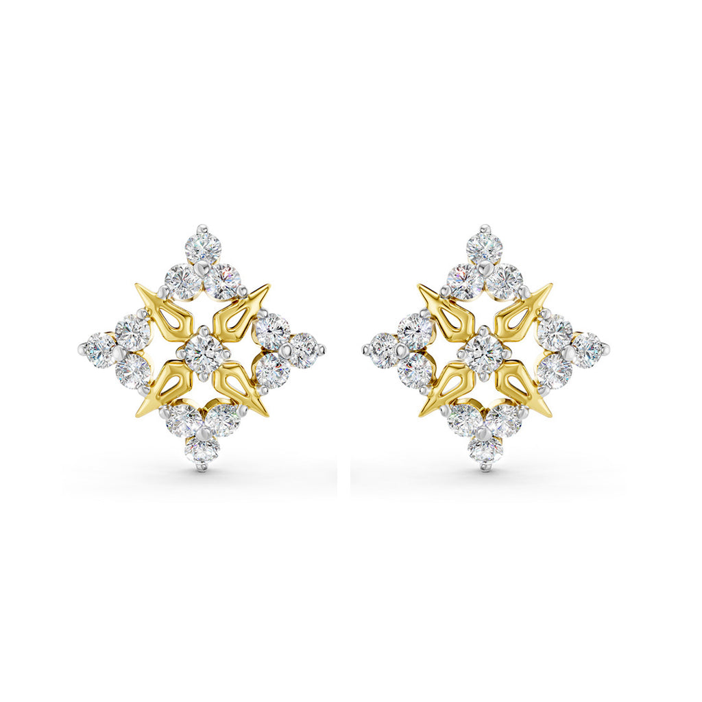 Celestial Bloom Diamond Earrings