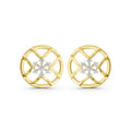 Snowflake Diamond Earrings