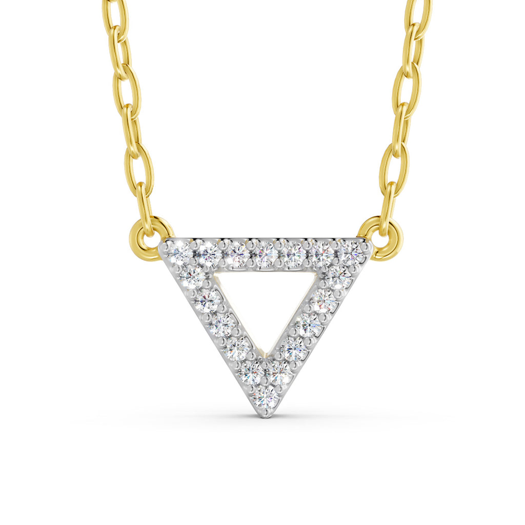 Triangle Diamond Necklace