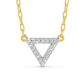 Triangle Diamond Necklace