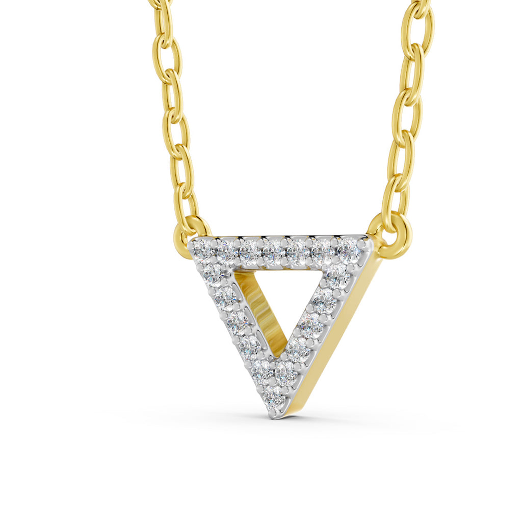 Triangle Diamond Necklace