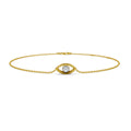 Evil Eye Diamond Chain Bracelet