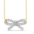 Wrapped In Love Bow Diamond Necklace