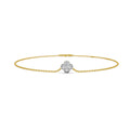 Lucky Clover Diamond Chain Bracelet