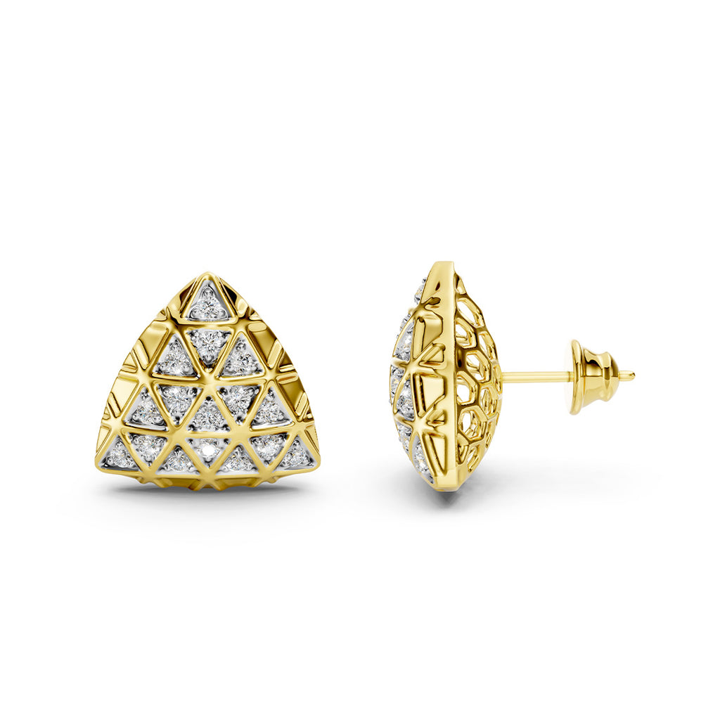 Tessera Prism Diamond Studs