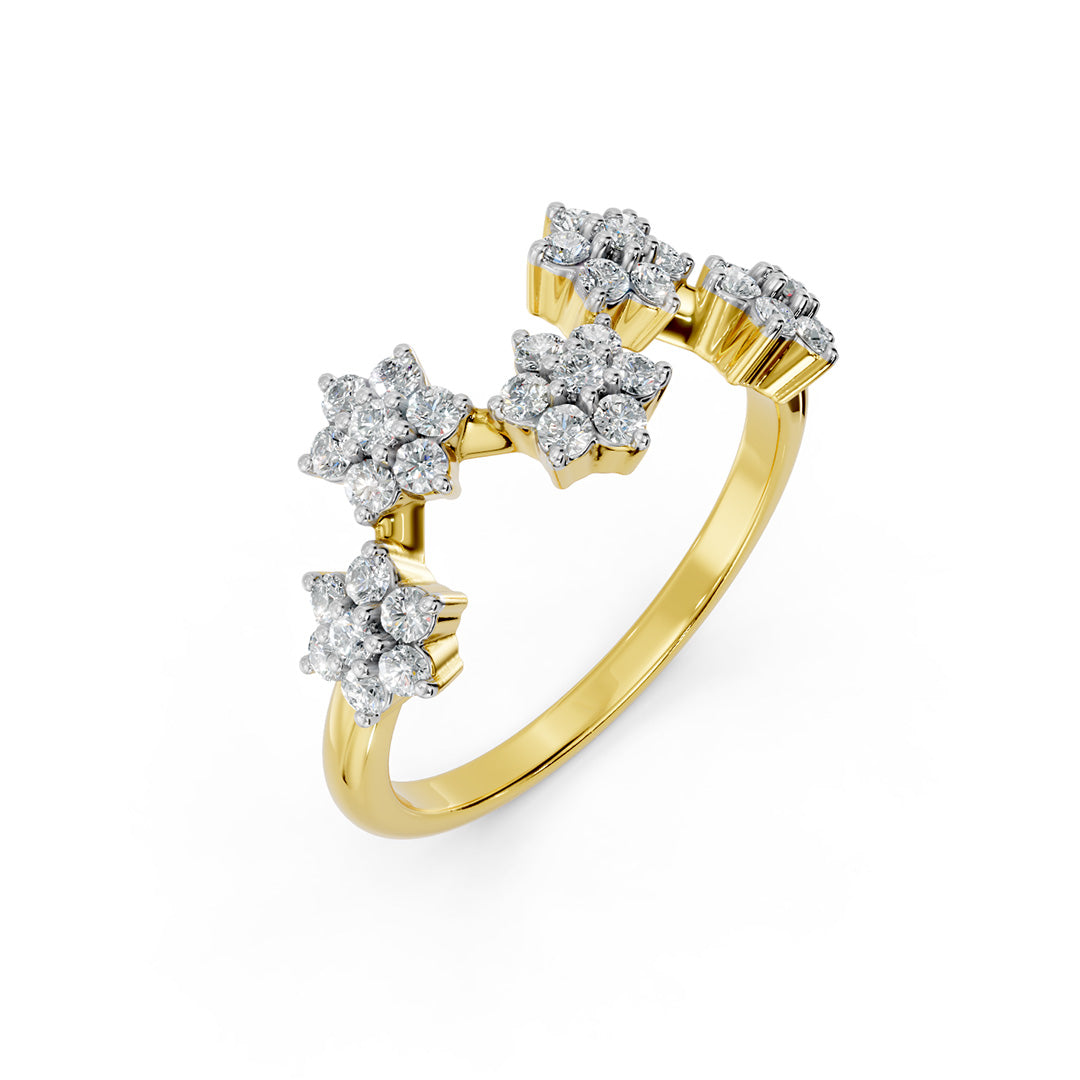Blossom Floral Diamond Ring