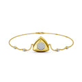 Hexa Bloom Diamond Chain Bracelet