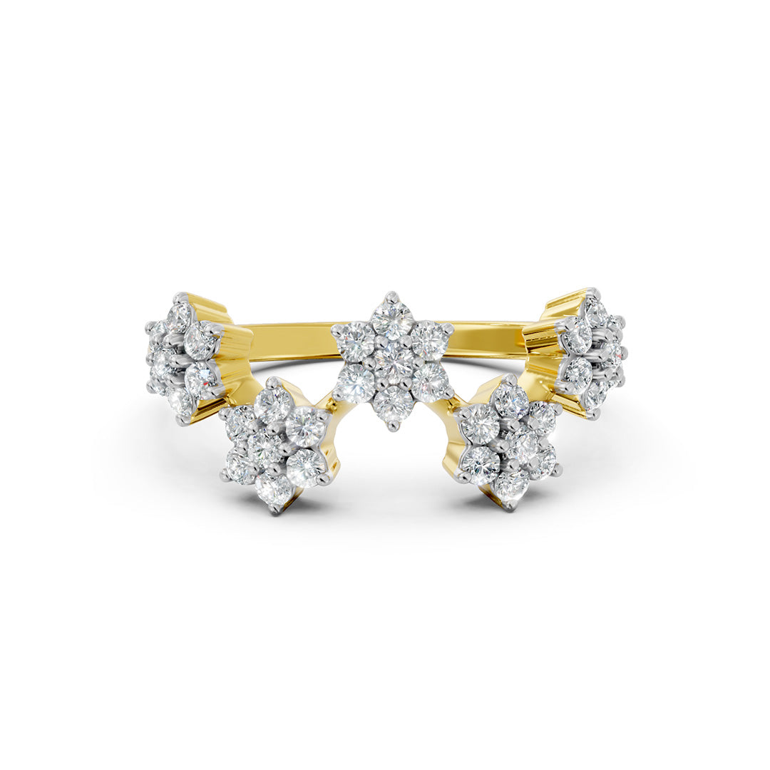 Blossom Floral Diamond Ring