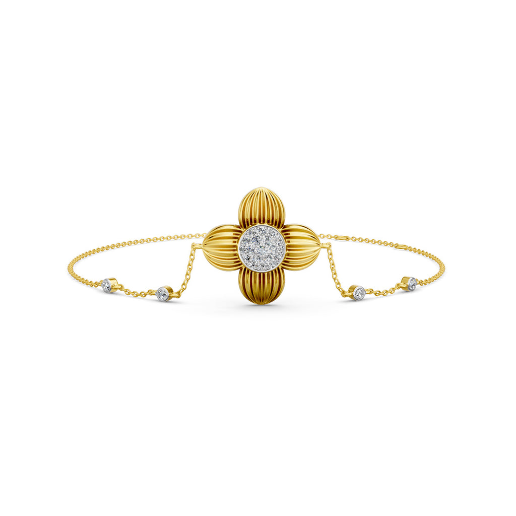 Petalia Diamond Chain Bracelet
