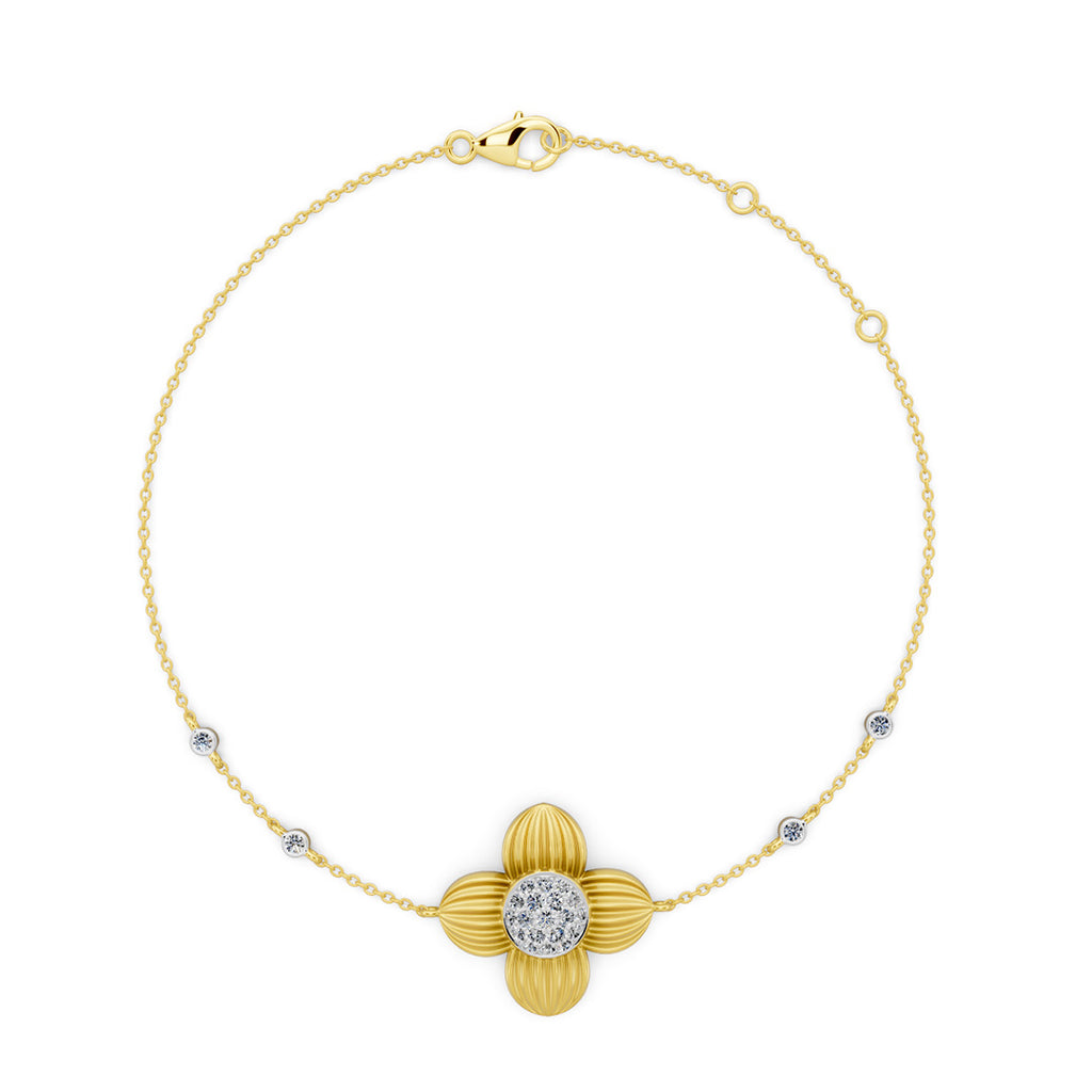 Petalia Diamond Chain Bracelet