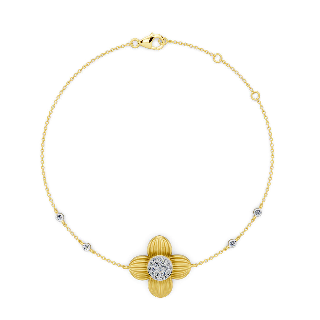 Petalia Diamond Chain Bracelet