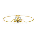 Angel Heart Diamond Chain Bracelet