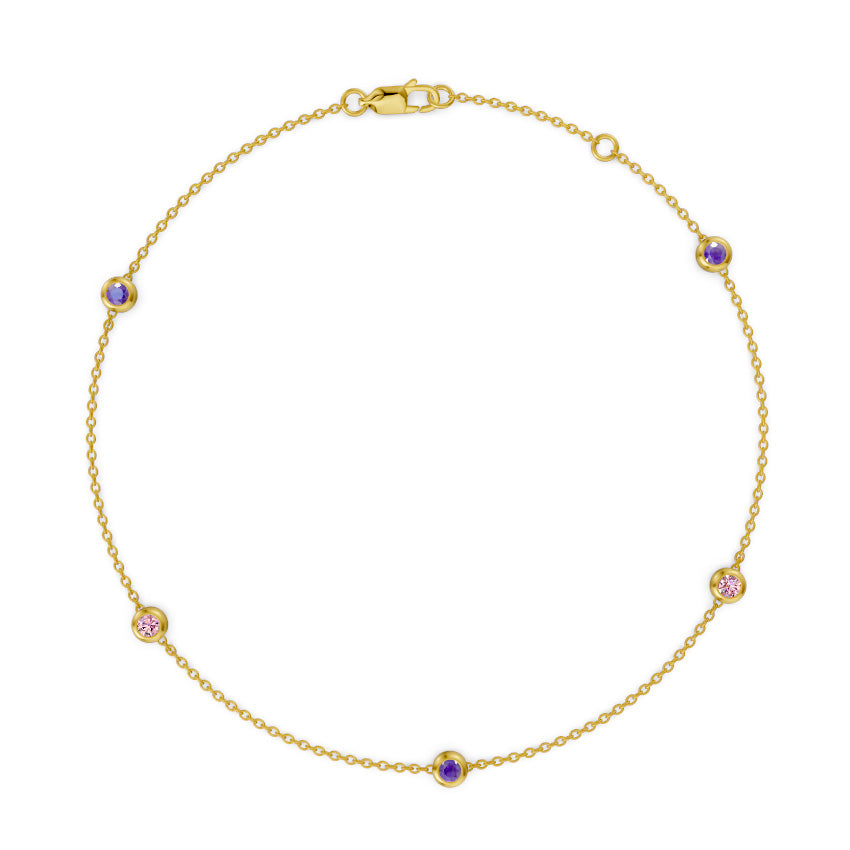 Berry Bloom Colourstone Bracelet