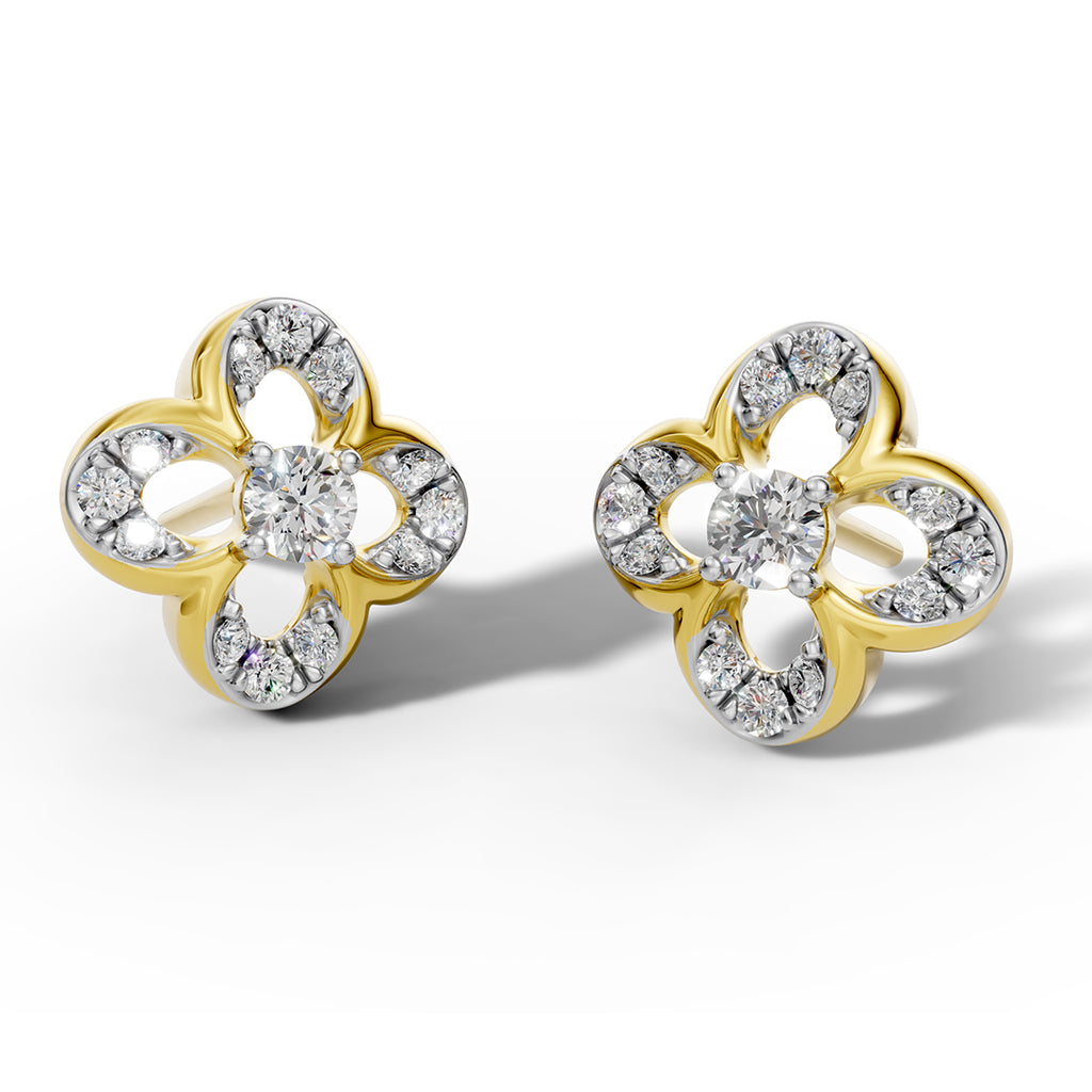 Clover Diamond Earrings